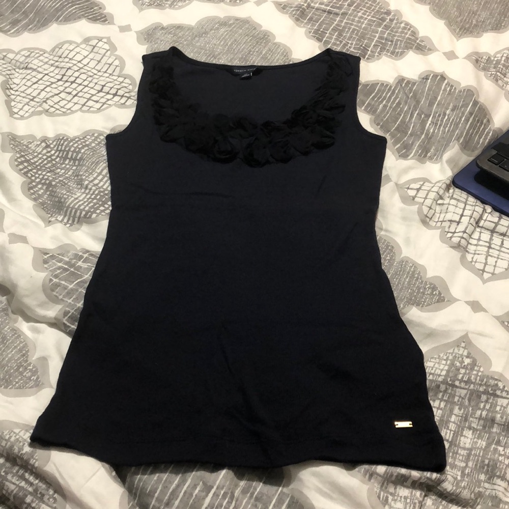 TOMMY HILFIGER Navy blue top